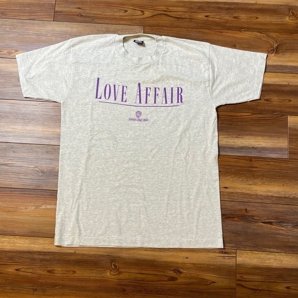 Fruit of the Loom Other - Vintage 80s Love Affair Warner Brothers  Movie Promo T Shirt